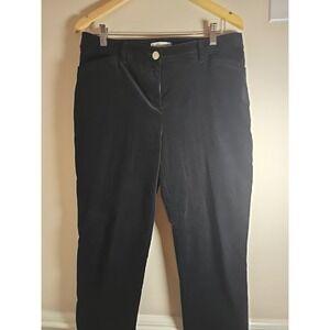 Chico's Black Velvet Jeans‎ Super SOFT! Women's 1/8/S
